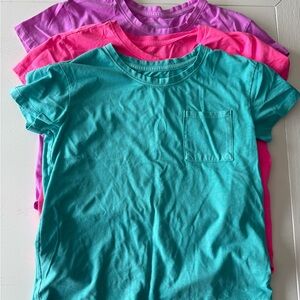 Cat & Jack Blue and Pink Short Sleeve Tees